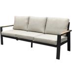 Showroommodel Lola 3-zitsbank aluminium antraciet soft grey, Tuin en Terras, Tuinsets en Loungesets, Ophalen of Verzenden, Nieuw