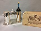 Wijnkoeler - Wijnkoeler voor twee flessen met een vak voor, Antiek en Kunst