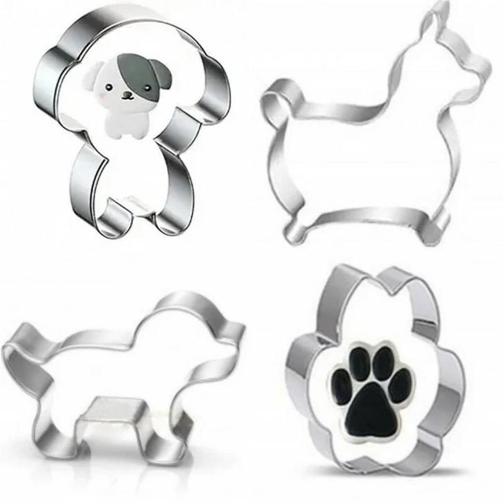Honden cookie cutters in diverse uitvoeringen, Dieren en Toebehoren, Honden-accessoires, Nieuw, Verzenden