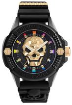 Philipp Plein PWUBA0223 The $kull Ecoceramic horloge, Sieraden, Tassen en Uiterlijk, Horloges | Heren, Nieuw, Overige merken, Kunststof