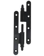 Paumellescharnier met vaaskop 140 x 55 x 3 mm rechts zwart, Ophalen of Verzenden, Nieuw