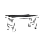 Eettafel-KM Udenhout - eettafel, Huis en Inrichting, Tafels | Eettafels, Nieuw, Overige materialen