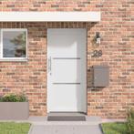 vidaXL Voordeur Wit PVC, Doe-het-zelf en Verbouw, Verzenden, Nieuw