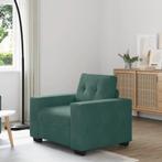 vidaXL Sofastoel Donkergroen 60 cm Fluweel, Huis en Inrichting, Verzenden, Nieuw, Stof