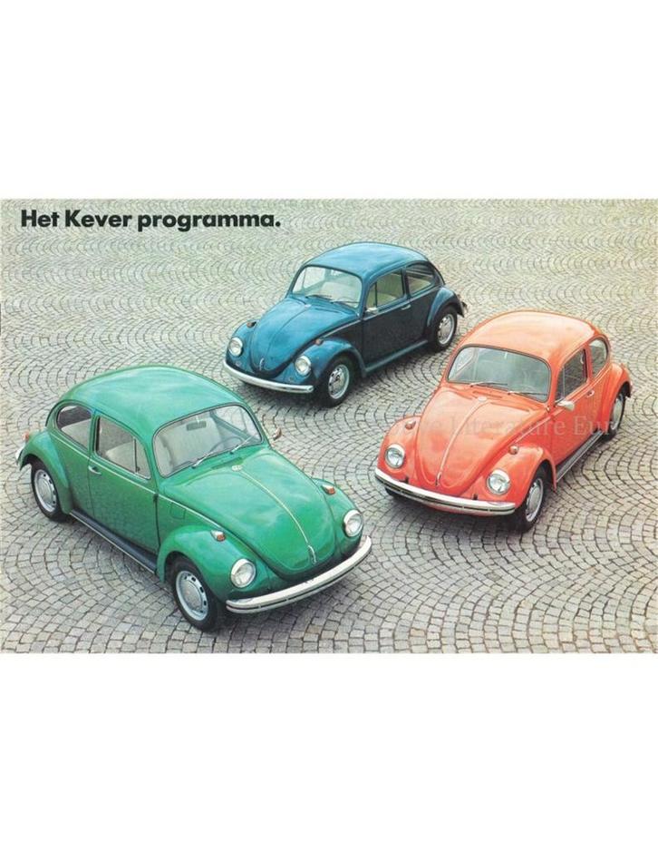 1970 VOLKSWAGEN KEVER BROCHURE NEDERLANDS, Boeken, Auto's | Folders en Tijdschriften, Volkswagen