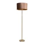 Vloerlamp messing met velours kap krokodil 50cm - Simplo, Nieuw, Overige materialen, Klassiek / Antiek, 150 tot 200 cm