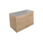 Onderkast Best Design Beauty Greeploos 80 cm Softclose Eiken, Ophalen of Verzenden, Nieuw, Bad