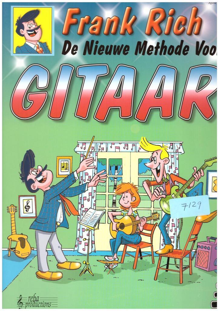 gitaar lesboek Frank Rich (12) [293], Muziek en Instrumenten, Bladmuziek, Gitaar, Les of Cursus, Gebruikt, Populair, Ophalen of Verzenden