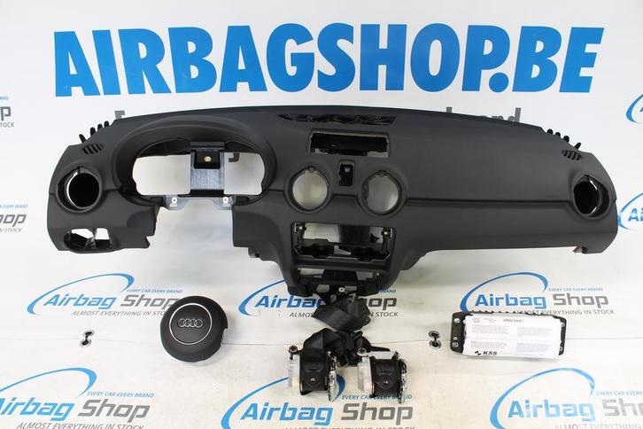 AIRBAG SET – DASHBOARD ZWART AUDI A1 (2010-2018), Auto-onderdelen, Dashboard en Schakelaars, Gebruikt, Audi