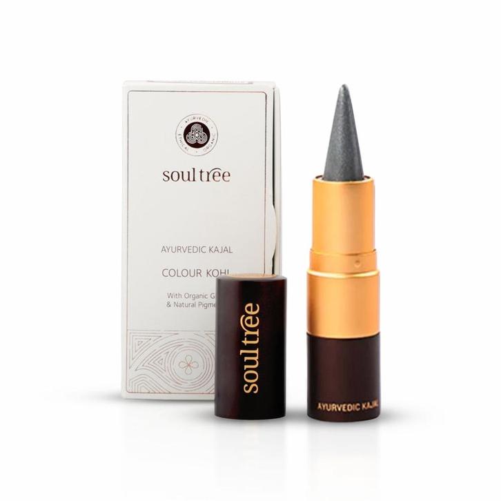 Kajal Eyeliner Grey Glow SoulTree, Sieraden, Tassen en Uiterlijk, Uiterlijk | Cosmetica en Make-up, Ophalen of Verzenden