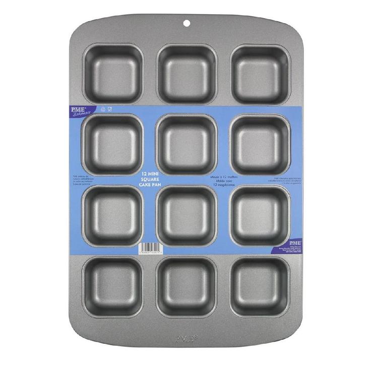 Vierkante bakvormen PME 35 x 26,5 x 3 cm, Hobby en Vrije tijd, Taarten en Cupcakes maken, Nieuw, Verzenden