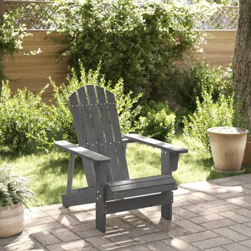 vidaXL Stoel Adirondack 69x85x90,5 cm massief vurenhout, Tuin en Terras, Tuinstoelen, Nieuw, Hout, Verzenden