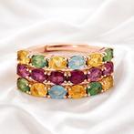 Zonder minimumprijs - Ring Verguld Toermalijn - 18kt goud, Nieuw