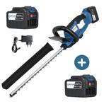 NovarGarden Accu Heggenschaar NG2 - Met 2 Accus, Tuin en Terras, Hand-tuingereedschap, Verzenden, Nieuw, Overige soorten, NovarGarden