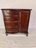 Kast - Koper, Mahonie - Houten sieradenkastje