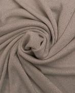 Lurex Viscose Glitter Taupe, Nieuw, Grijs
