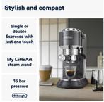 Delonghi Dedica Arte Espressomachine EC885.GY Grijs, Ophalen of Verzenden, Nieuw