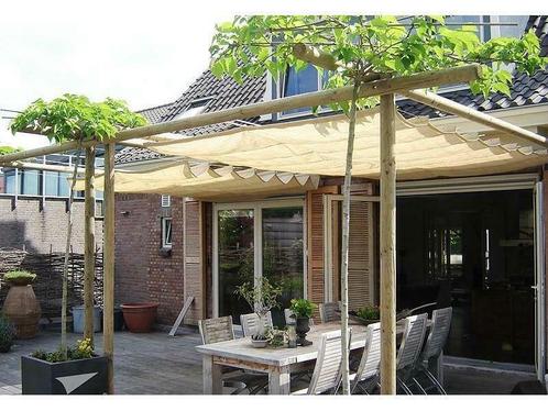 Nesling coolfit harmonica schaduwdoek 3,7 meter breed 5 mete, Tuin en Terras, Schaduwdoeken, Nieuw