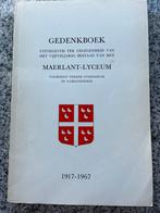 Gedenkboek Maerlant Lyceum (Tweede Gymnasium) te Den Haag, Boeken, Verzenden, Gelezen