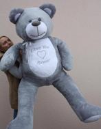 Grote knuffelbeer - I love you - Zacht - Grijs, Kinderen en Baby's, Speelgoed | Knuffels en Pluche, Ophalen of Verzenden, Nieuw