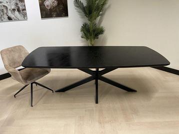 Eetkamertafel Deens ovaal, Zwart, 2024 beschikbaar voor biedingen