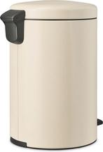 Brabantia NewIcon Prullenbak - 20 liter - Soft Beige, Huis en Inrichting, Woonaccessoires | Overige, Verzenden, Zo goed als nieuw