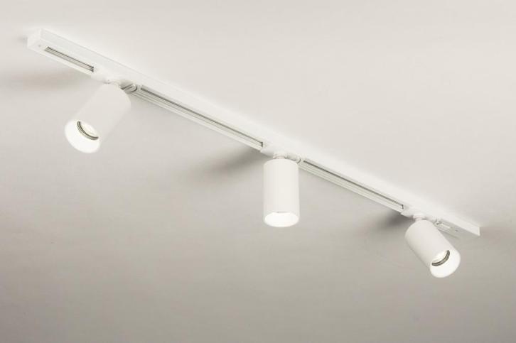 Rietveld Spots - Wit - Metaal, Huis en Inrichting, Lampen | Hanglampen, Verzenden