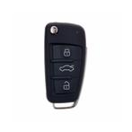 Audi S6 (2006-2015) klapsleutel, 3 knop remote, Ophalen, Nieuw