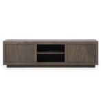 TV-Meubel Helsinki - 160cm - Bruin - 96262 - tv-meubels, Huis en Inrichting, Kasten | Buffetkasten, Nieuw, Overige materialen