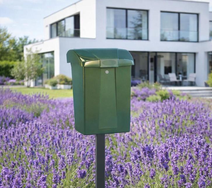 Complete set Ptt brievenbus met paal (diverse kleuren), Tuin en Terras, Brievenbussen, Nieuw