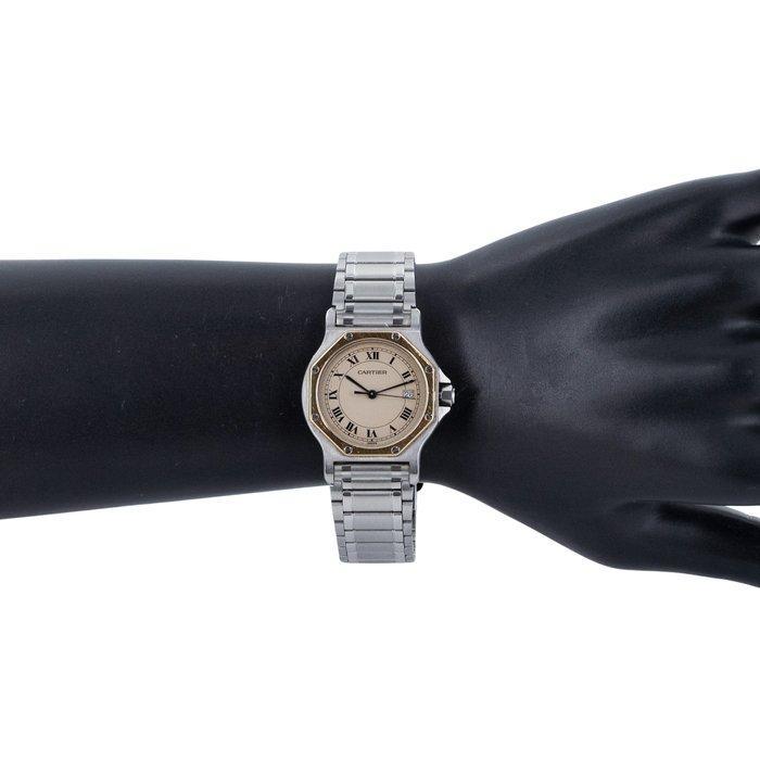 Cartier - Santos Octagon - Zonder Minimumprijs - 187902 -, Sieraden, Tassen en Uiterlijk, Horloges | Heren