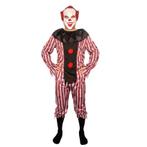 Killer Clown Kostuum Wayne Rood/Wit, Nieuw, Ophalen of Verzenden