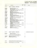 1961 JAGUAR MK2 MODELLEN 2.4 | 3.4 | 3.8 ONDERDELEN