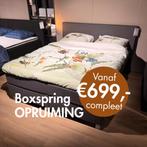 Boxspring uitverkoop DIRECT LEVERBAAR | Vanaf €699, Scandinavisch, Modern interieur, Strak en Minimalistisch, Stoer, Blauw, 200 cm