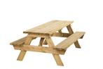 Picknicktafel Bobito 42 mm dik bladmaat 220 x 71 cm, Tuin en Terras, Tuinsets en Loungesets, Verzenden, Nieuw