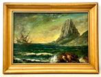Frank Walton (1840-1928), Toegeschreven aan - Tempesta, Antiek en Kunst, Kunst | Schilderijen | Klassiek
