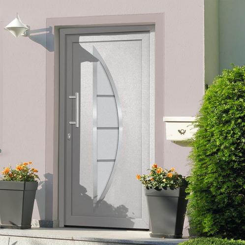 vidaXL Voordeur 98x200 cm wit, Doe-het-zelf en Verbouw, Deuren en Horren, Nieuw, Verzenden