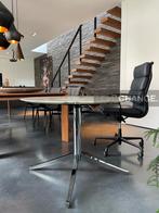 Knoll Florence marmeren tafel eettafel Calcatta marmer staal, Zo goed als nieuw, Rond, High-end Furniture