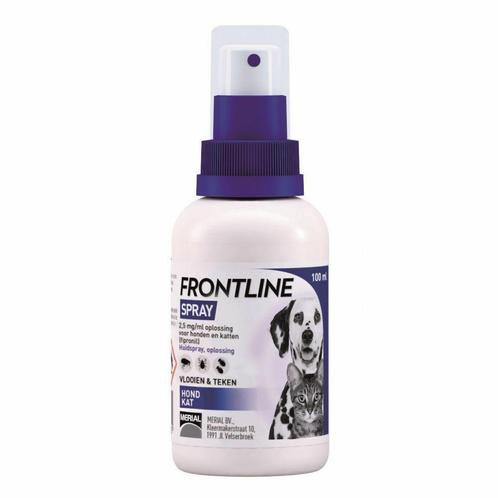 Frontline Anti Vlooien En Teken Spray 100 ml, Dieren en Toebehoren, Overige Dieren-accessoires, Nieuw, Verzenden
