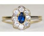 Handmade - Verlovingsring - 18 karaat Geel goud, Platina,, Sieraden, Tassen en Uiterlijk, Antieke sieraden