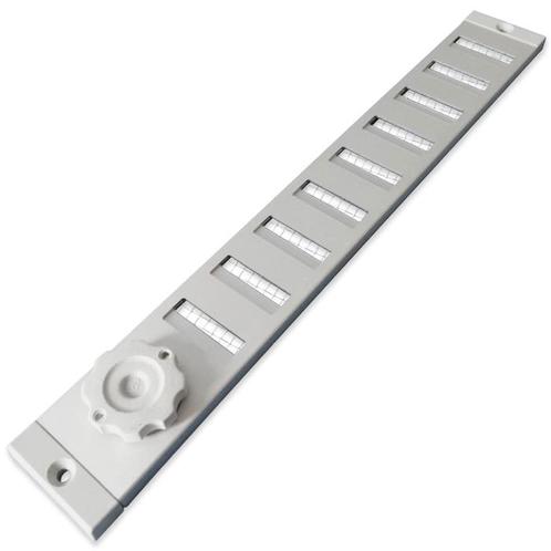 Aluminium afsluitbaar schuifrooster opbouw 300 x 40mm, Doe-het-zelf en Verbouw, Ventilatie en Afzuiging, Nieuw, Verzenden