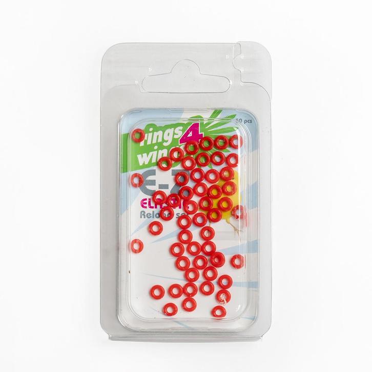 Plastic ringen geschikt voor E-Z ringpistool - Rood, Dieren en Toebehoren, Vogels | Toebehoren, Nieuw, Verzenden