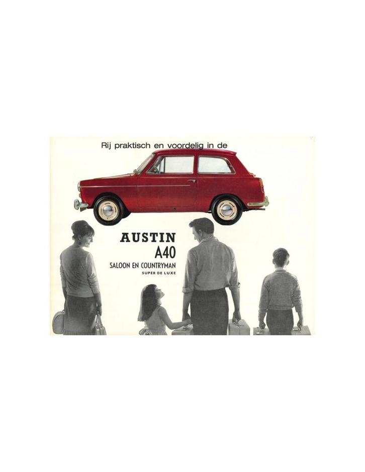 1968 AUSTIN A40 SEDAN | COUNTRYMAN BROCHURE NEDERLANDS, Boeken, Auto's | Folders en Tijdschriften
