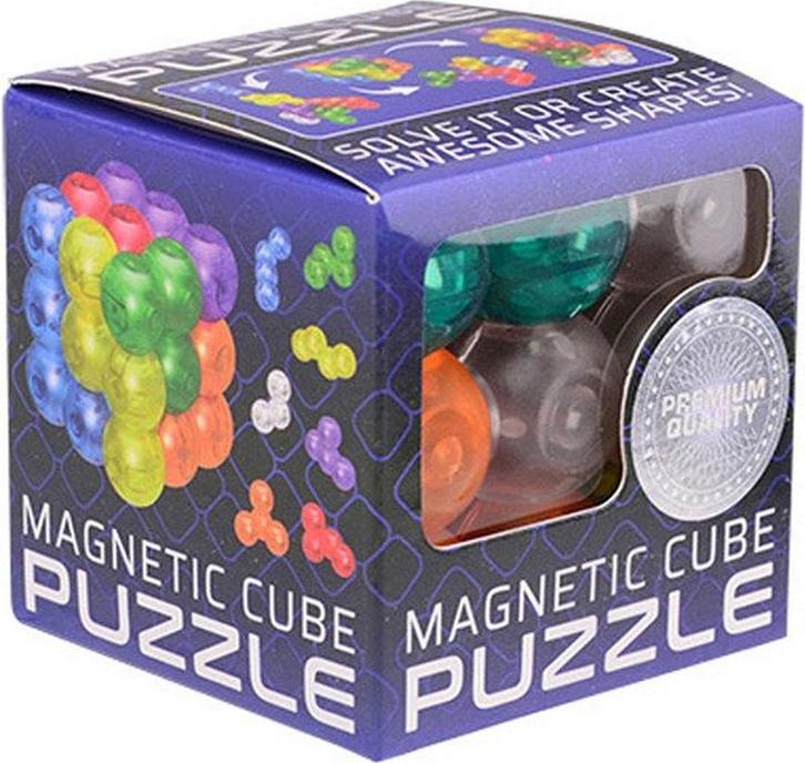 Kubus Magnetisch | JohnToy - Puzzels, Hobby en Vrije tijd, Denksport en Puzzels, Nieuw, Verzenden
