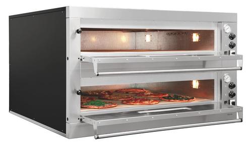 Bartscher Pizza Oven | ET 205-2BK | 2x9 Pizzas Ø330mm | 2 K, Zakelijke goederen, Horeca | Keukenapparatuur, Nieuw in verpakking