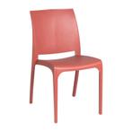 Tuinstoel Sara - rood - 80x54x46 cm, Huis en Inrichting, Stoelen, Verzenden, Nieuw