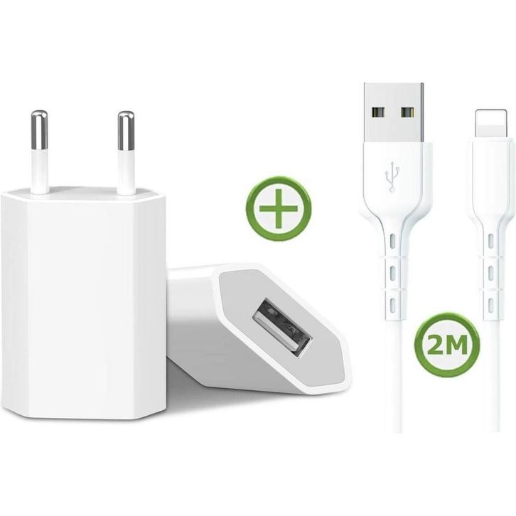 iPhone oplader 2M kabel geschikt voor Apple iPhone, Telecommunicatie, Mobiele telefoons | Telefoon-opladers, Ophalen of Verzenden