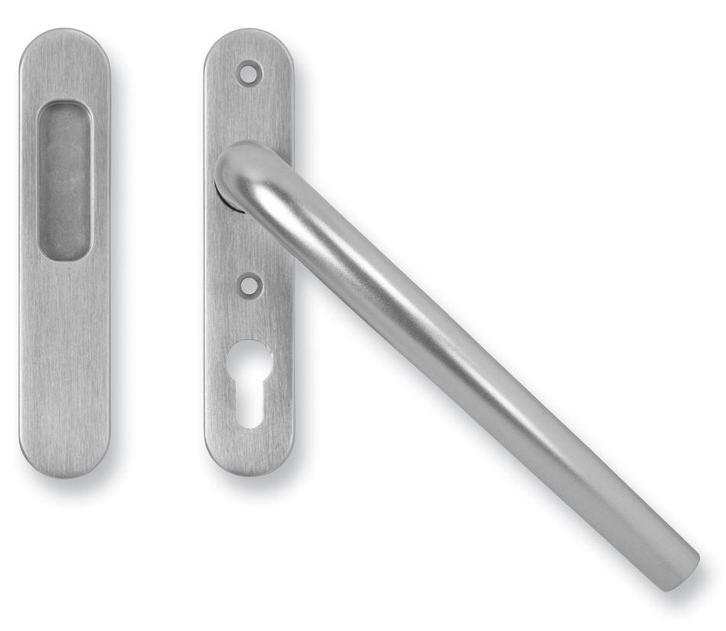 Buva hef/schuifdeurbeslag small-line PC69 aluminium F1, Doe-het-zelf en Verbouw, Hang- en Sluitwerk, Verzenden