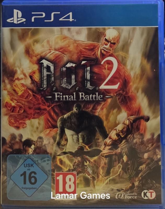 Attack on Titan 2 final battle import (ps4 tweedehands game), Spelcomputers en Games, Games | Sony PlayStation 4, Zo goed als nieuw