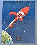 Hergé - 2 Offset Print - Tintin - Objectif Lune - 2 affiches, Nieuw